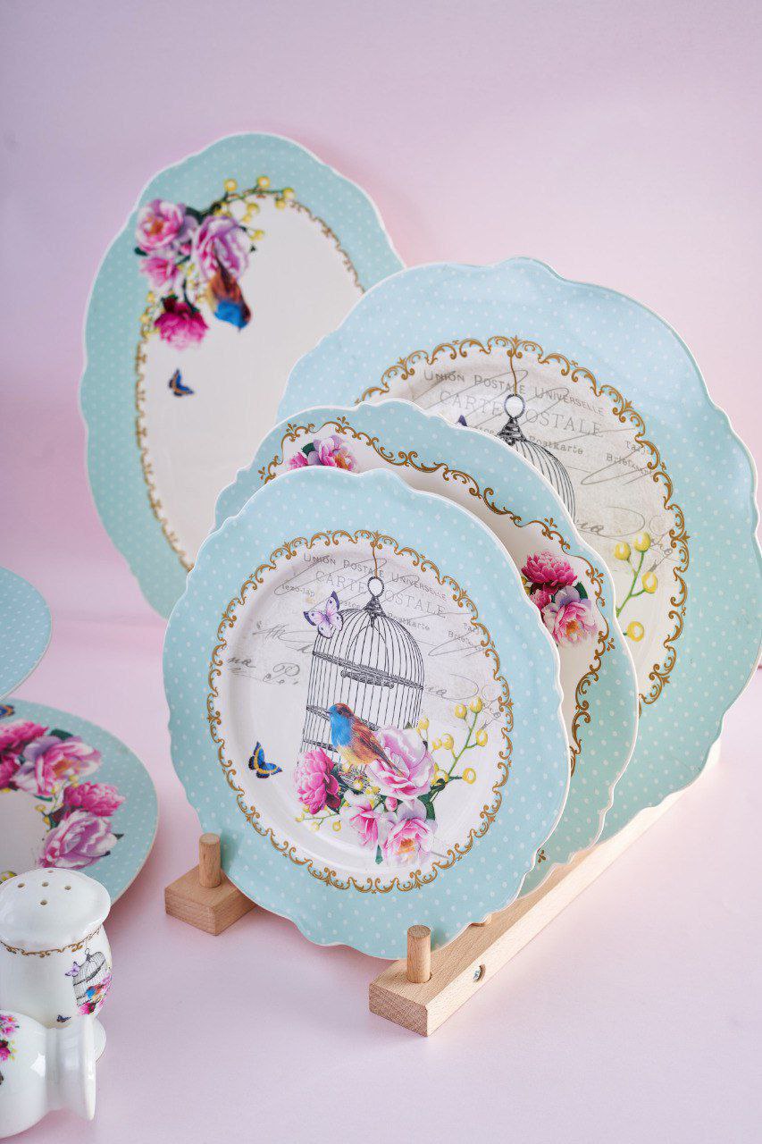 طقم صينى صنع فى بنجلاديش  ٥١ قطعة