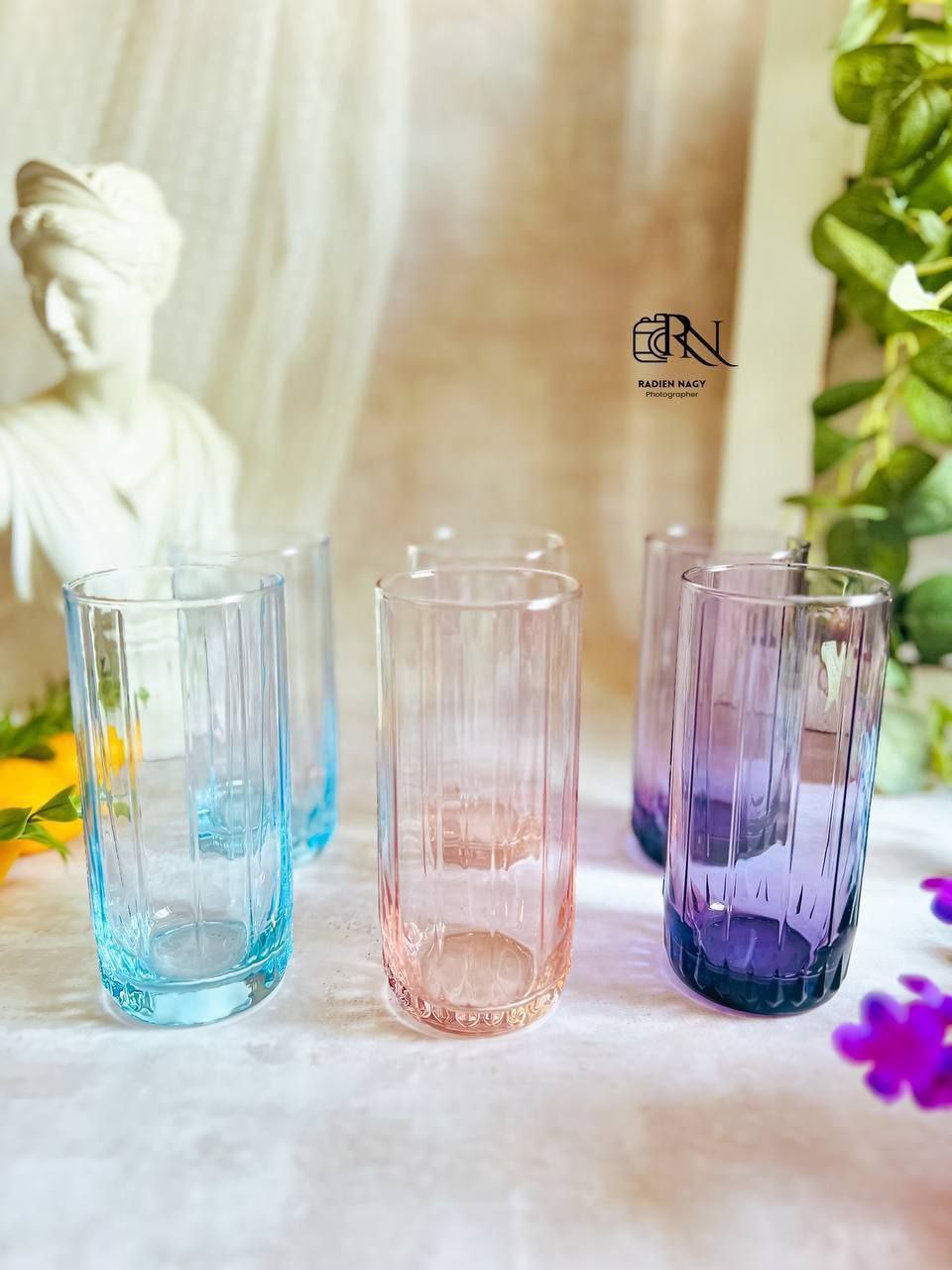 طقم شوب ليا الوان من باشابتشي التركى ٦ ق